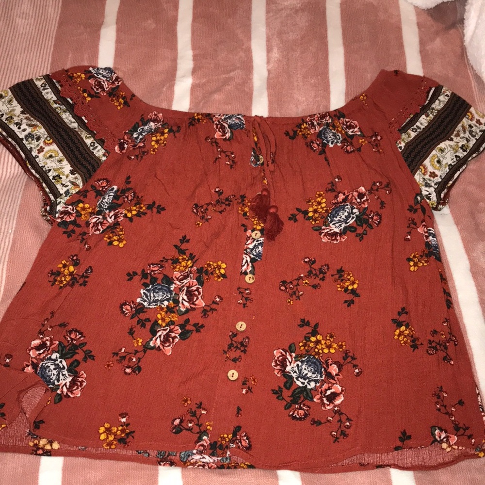Off the shoulder blouse